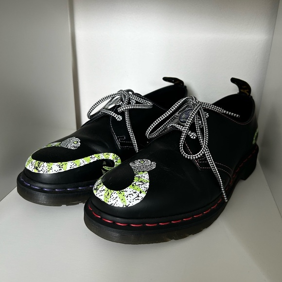 Doc martens X Beetlejuice collaboration shoes Sz US 11 - Picture 5 of 8